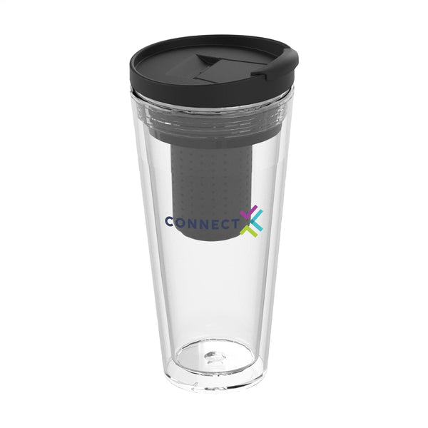 Trans Tea Infuser 350 ml Trinkbecher - Schwarz