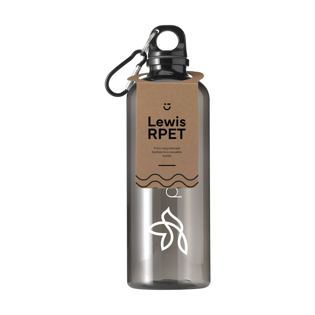Lewis GRS RPET Bottle 630 ml Wasserflasche - Schwarz - Produktbild der Lewis Kollektion