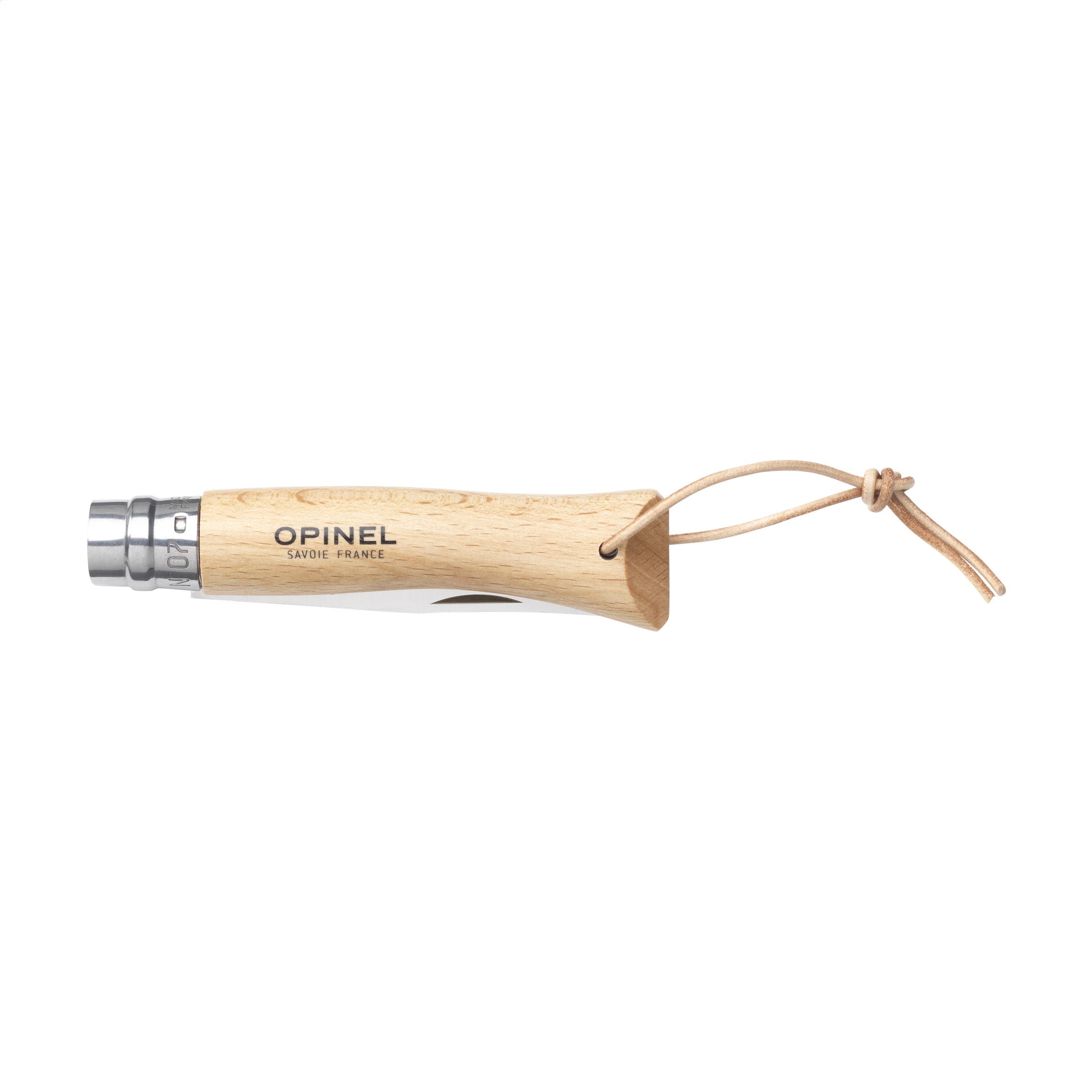 Opinel Inox No 07 Taschenmesser - Braun