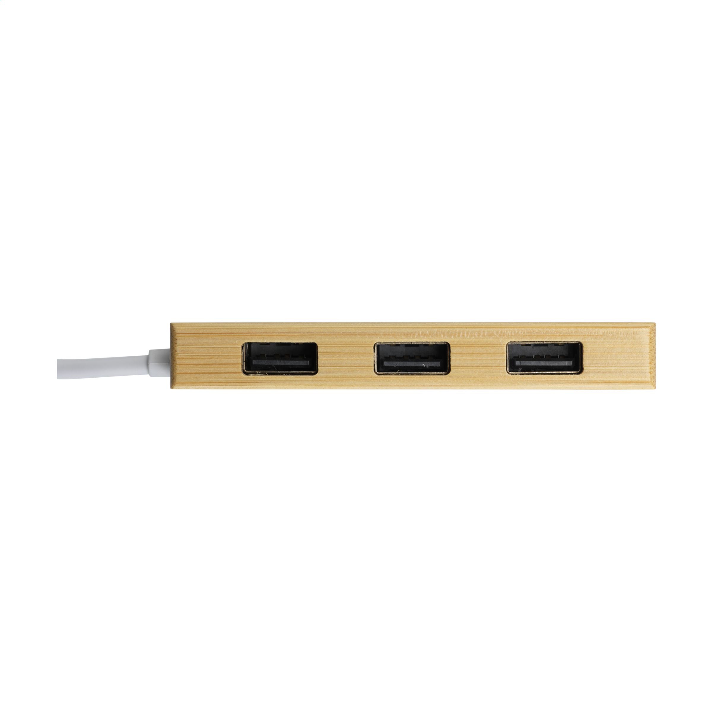 Bamboo USB Hub - Bambus