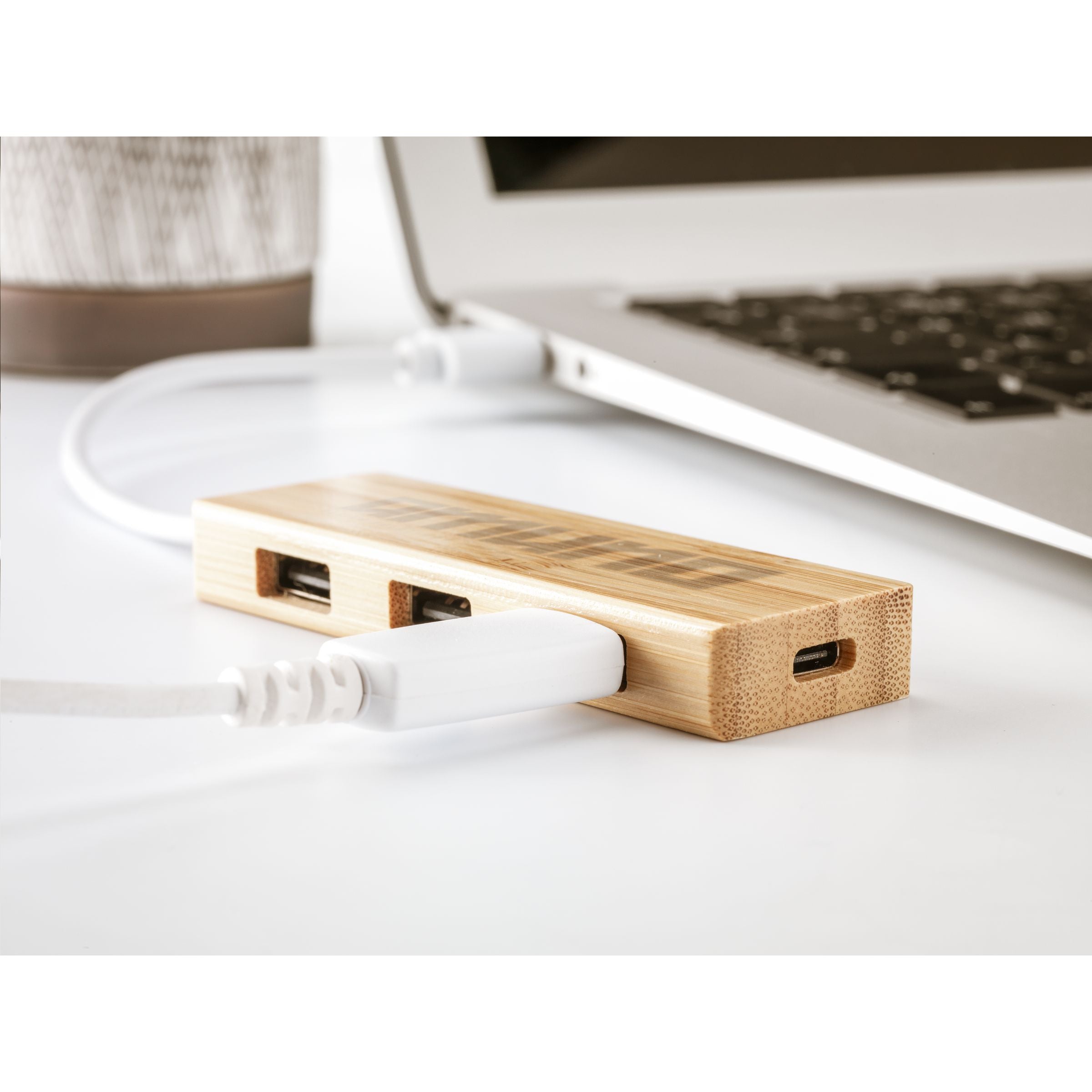 Bamboo USB Hub - Bambus