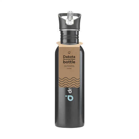 Dakota RCS Recycled Steel Bottle 750 ml Trinkflasche - Schwarz