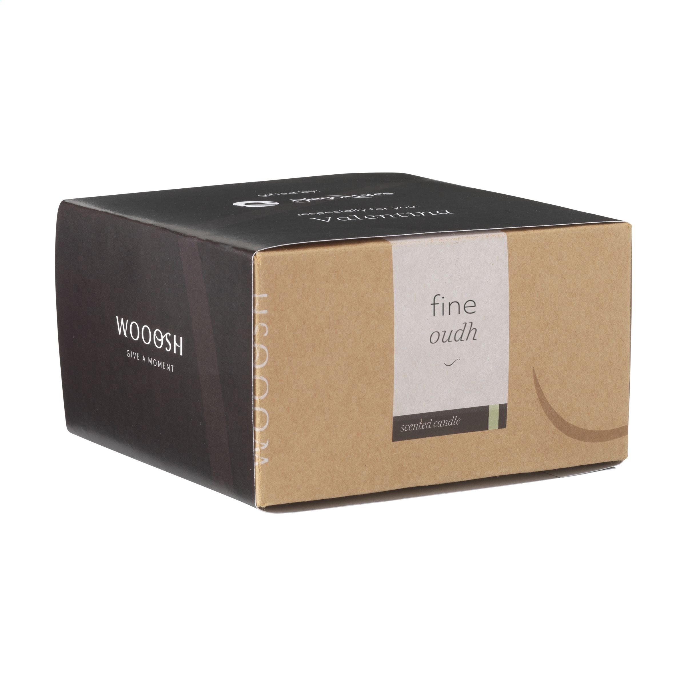 Wooosh Flame Scented Candle Fine Oudh - Weiß