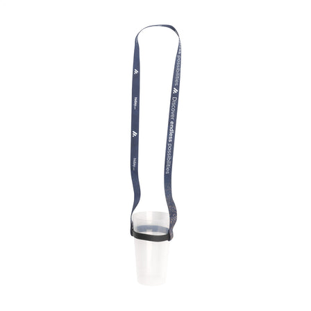 Lanyard Sublimation RPET 1,5 cm mit Getränkehalter - Multicolour