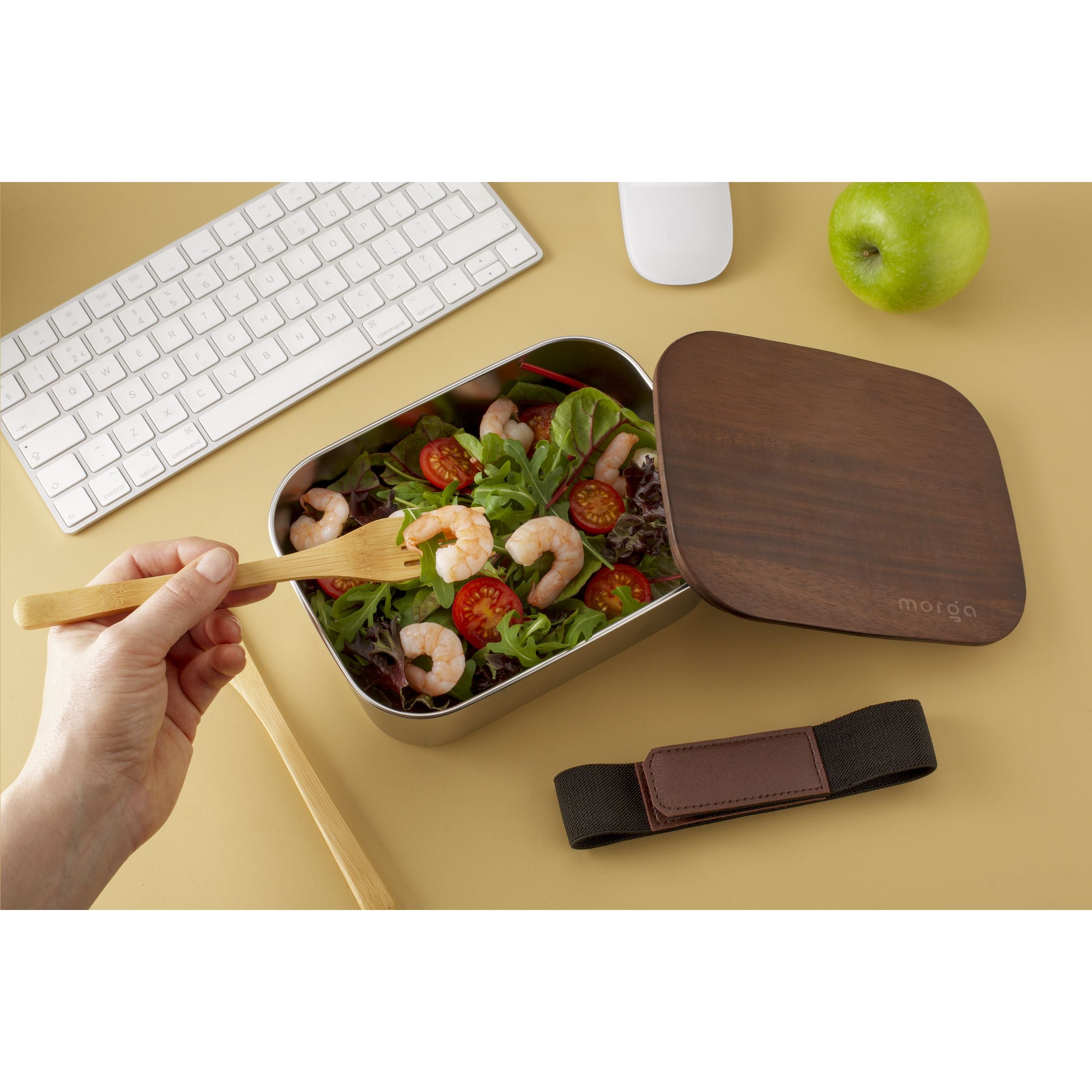 Madera RCS Lunchbox - Dunkles Holz