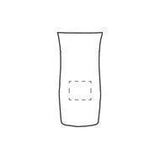 Bild der Druckfläche von Tampondruck auf der Rückseite 35 x 30 mm 1852