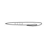 Tampondruck auf der Vorderseite des Halters links 25 x 5 mm 1932