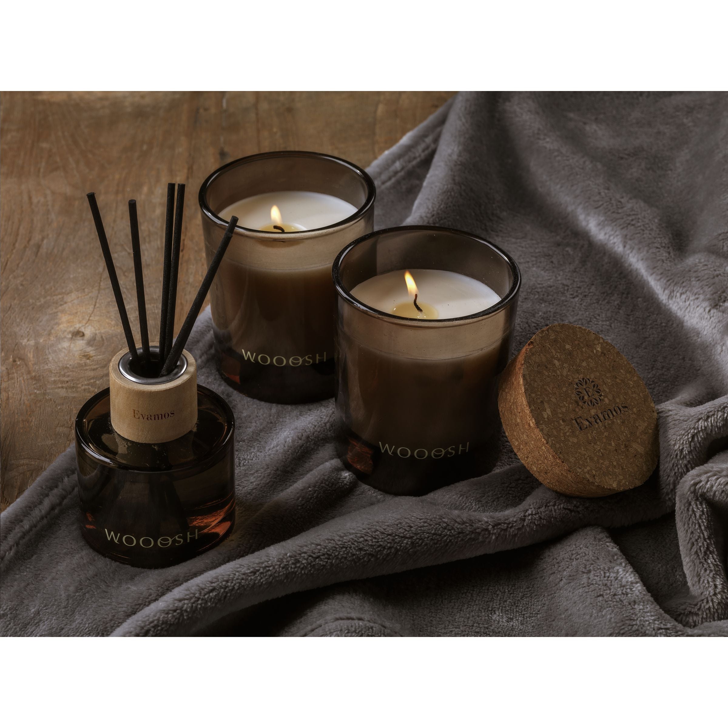 Wooosh Scented Candle Hidden Fig Duftkerze - Braun