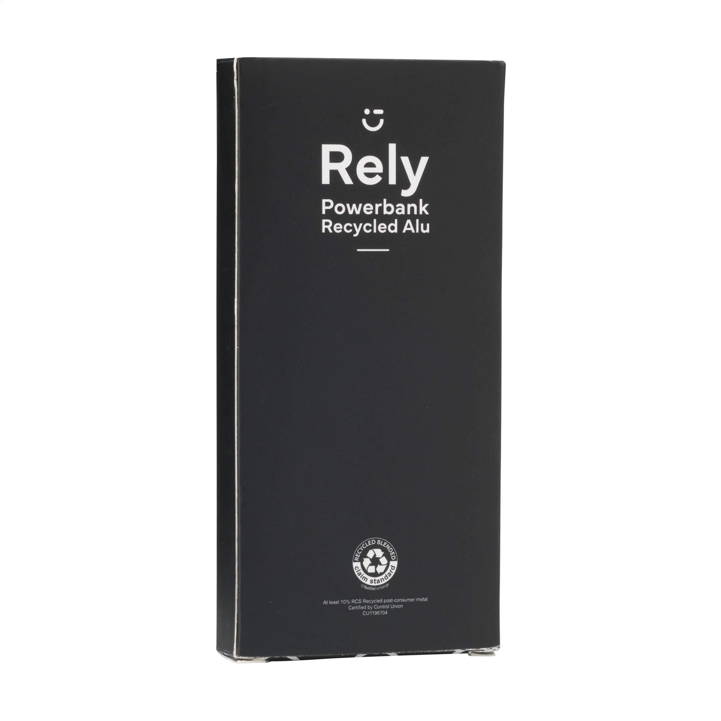 Rely Powerbank 10000 RCS Recycled Alu - Black