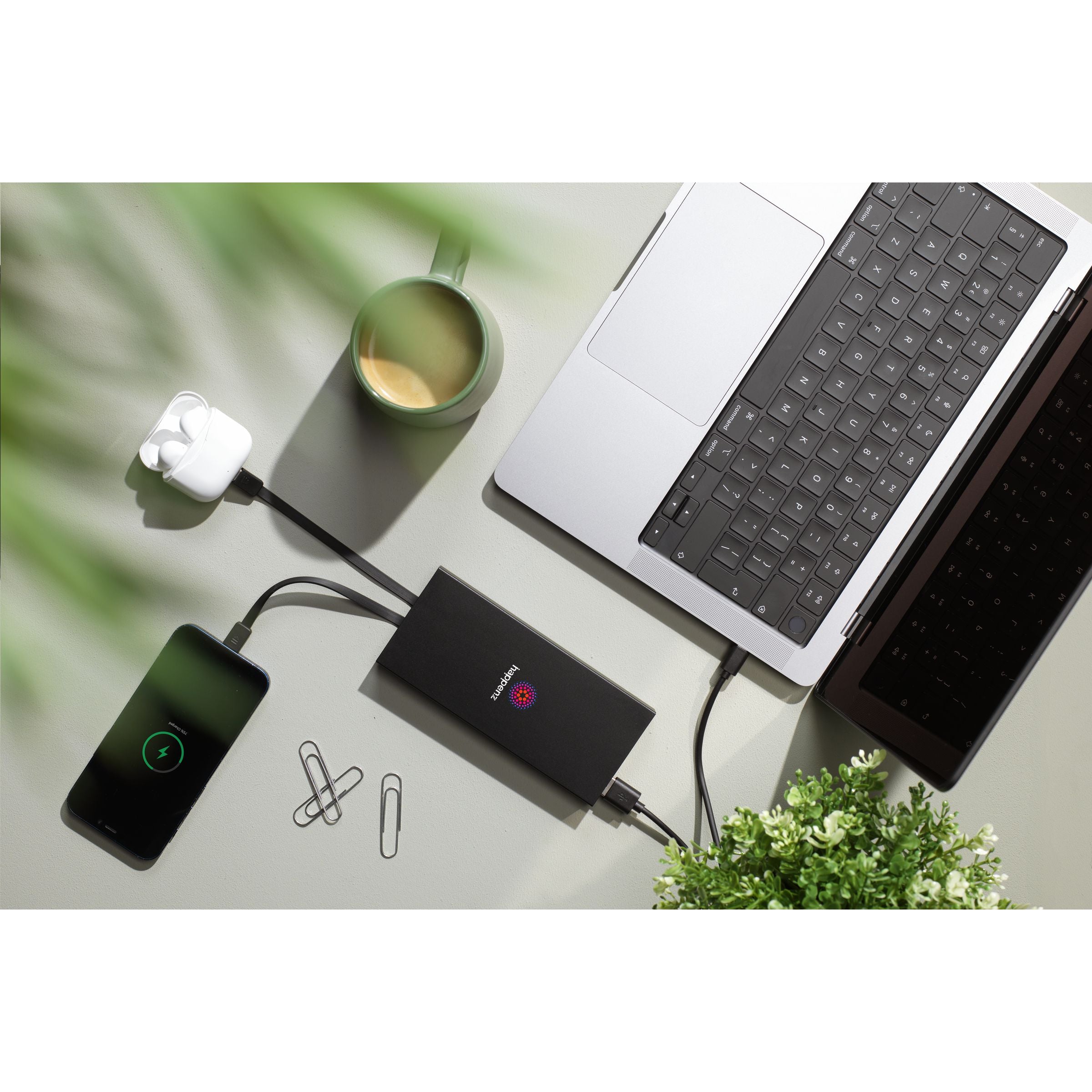 Rely Powerbank 10000 RCS Recycled Alu - Black