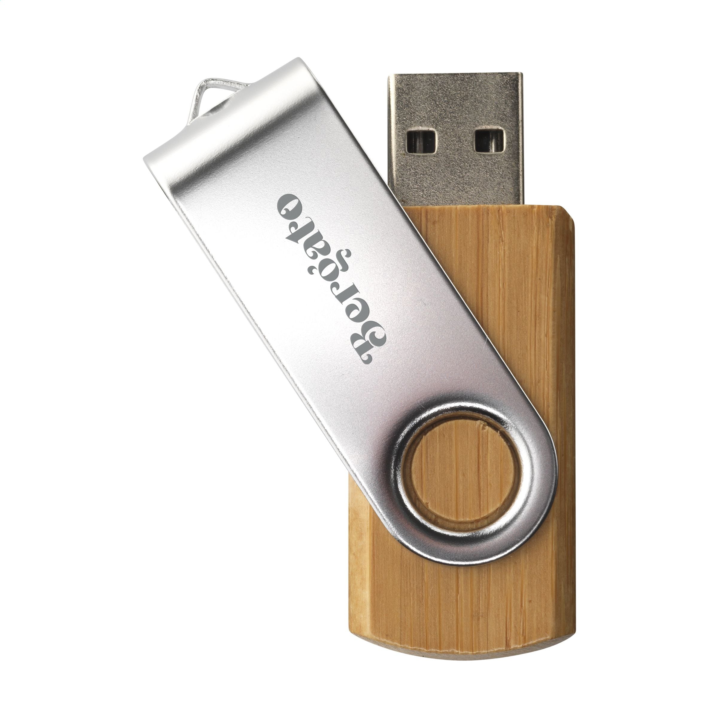 USB Twist Bamboo 8 GB - Bambus