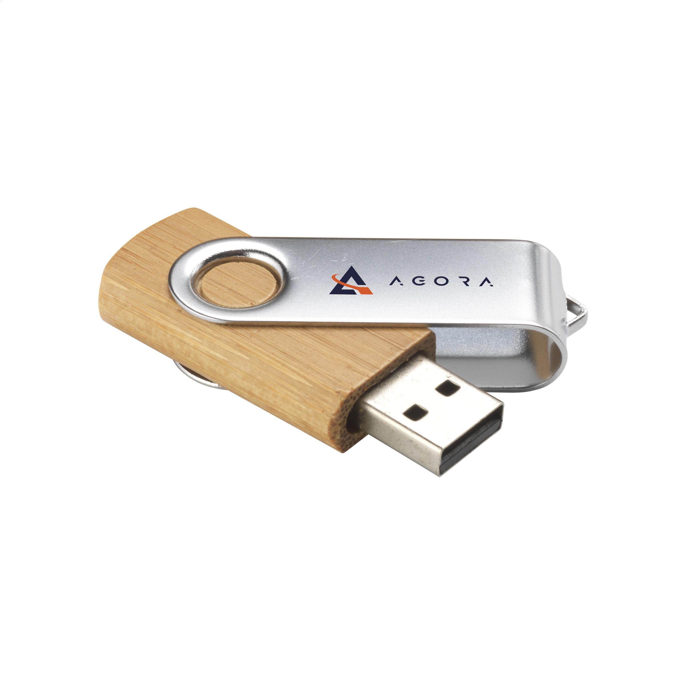 USB Twist Bamboo 8 GB - Bambus