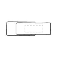 Lasergravur auf der Rückseite 34 x 13 mm 2014