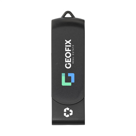 USB Twist Recycle 16 GB - Schwarz
