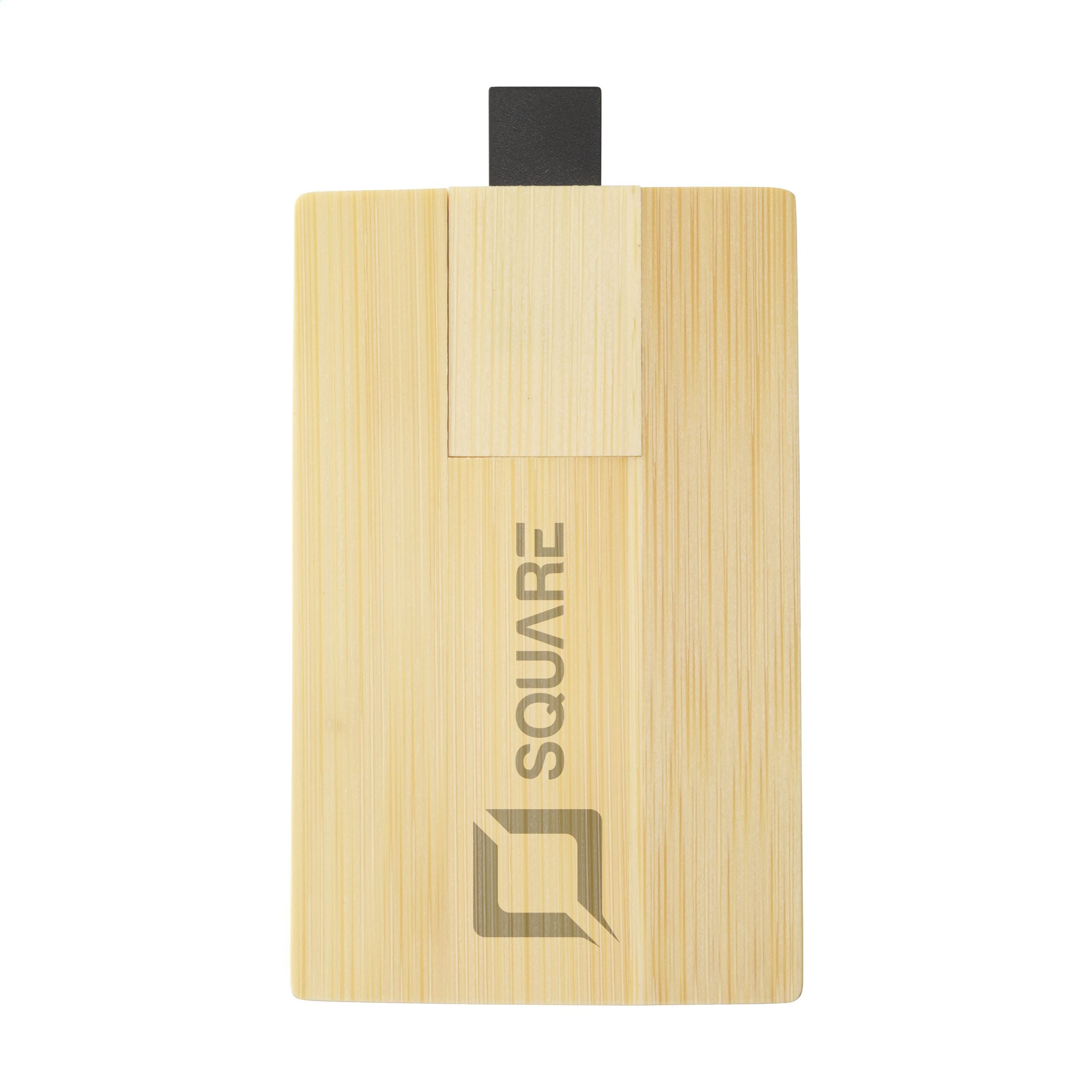 CreditCard USB Bamboo 16 GB - Bambus