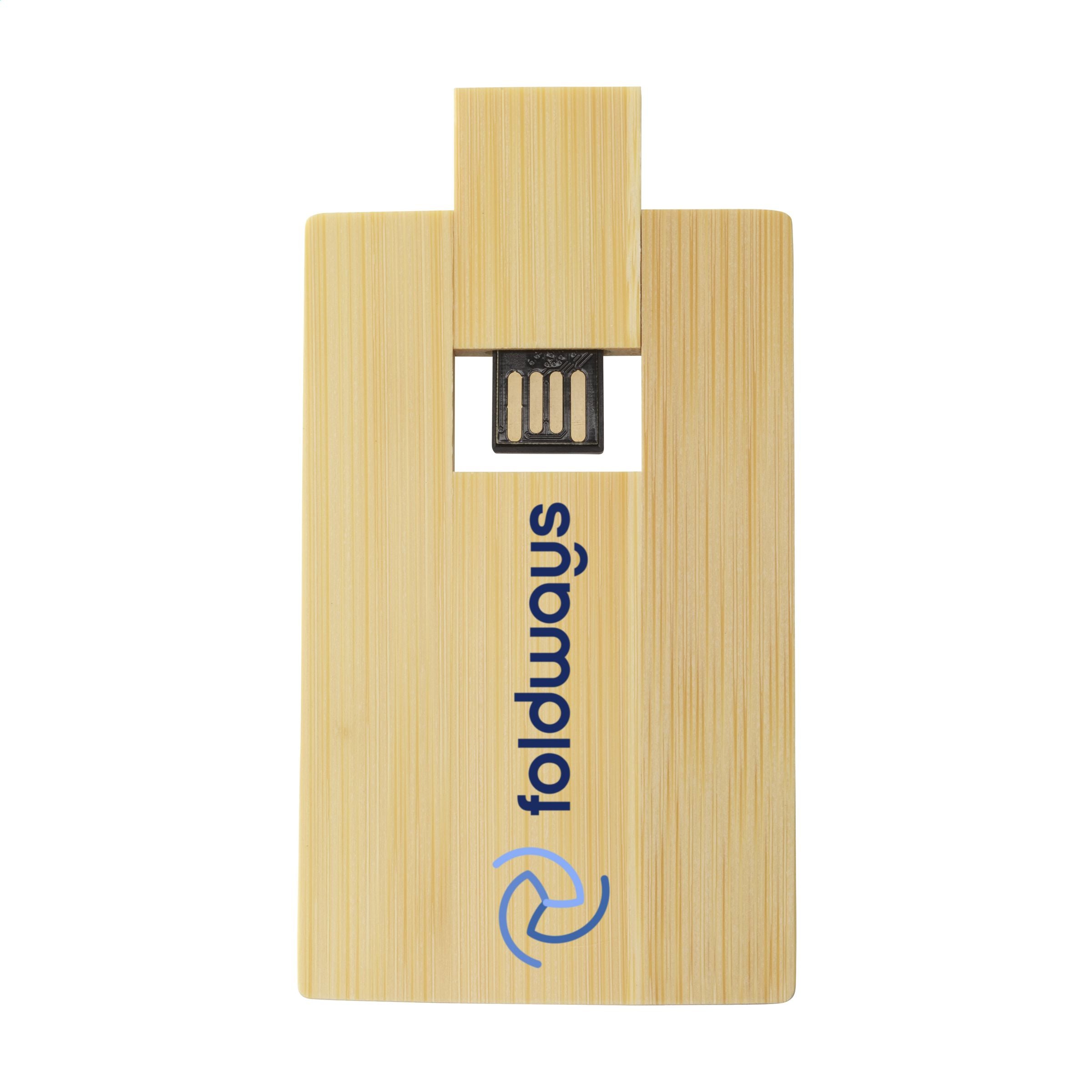 CreditCard USB Bamboo 16 GB - Bambus