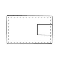 Lasergravur auf der Rückseite 88 x 52 mm 2038