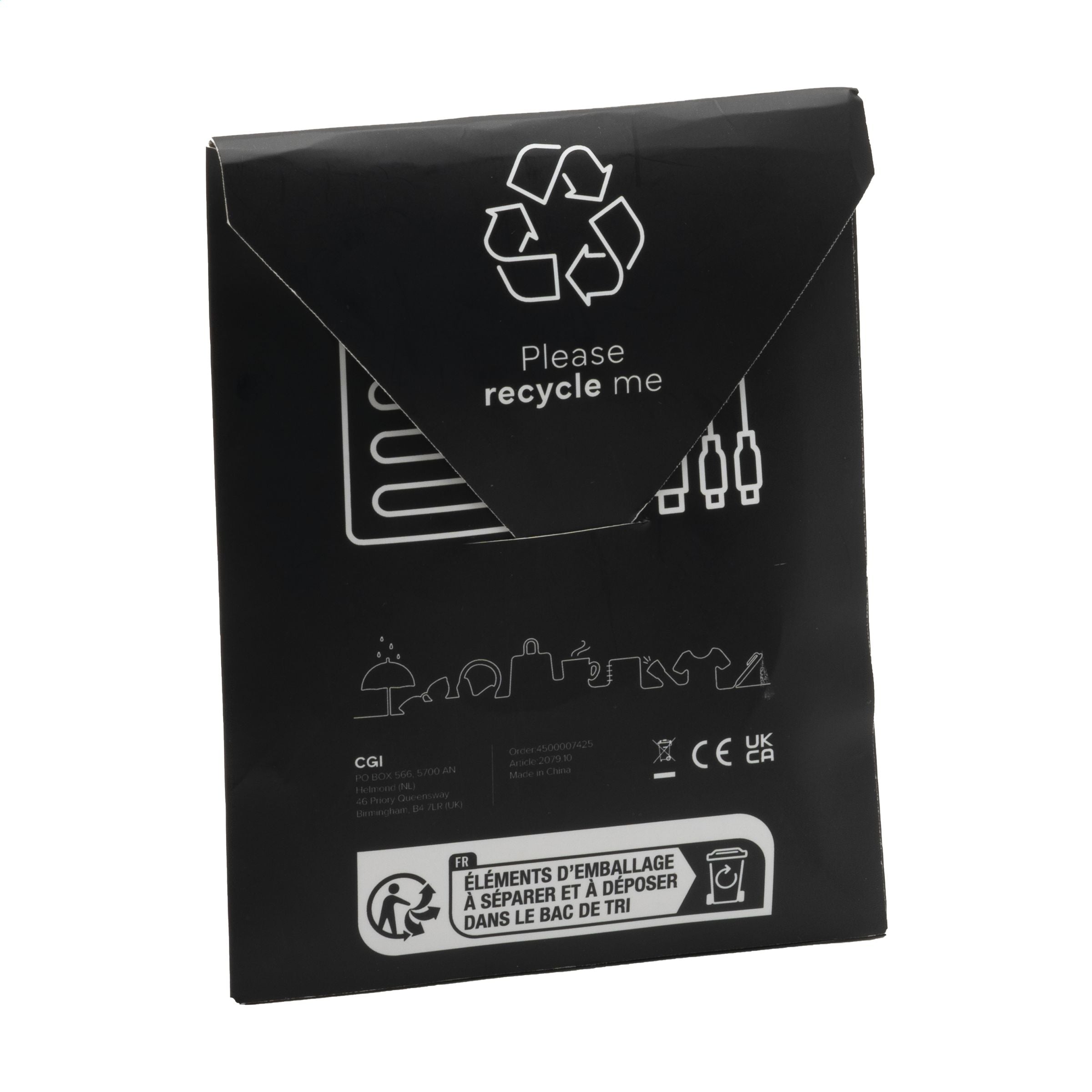 Charging Cable RCS Recycled ABS-TPE Ladekabel - Weiß - Galerieansicht 6