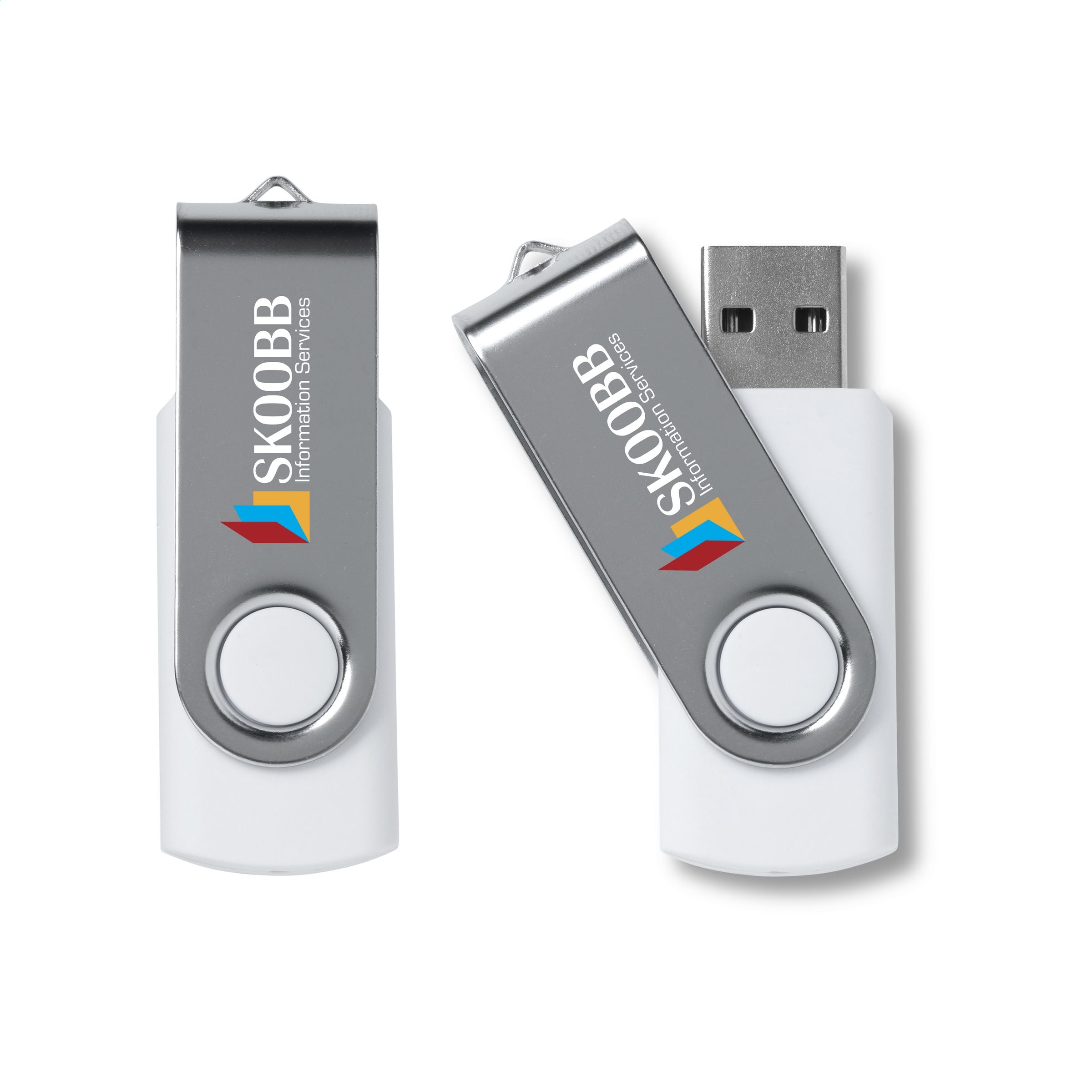 USB Twist 8 GB - Weiß