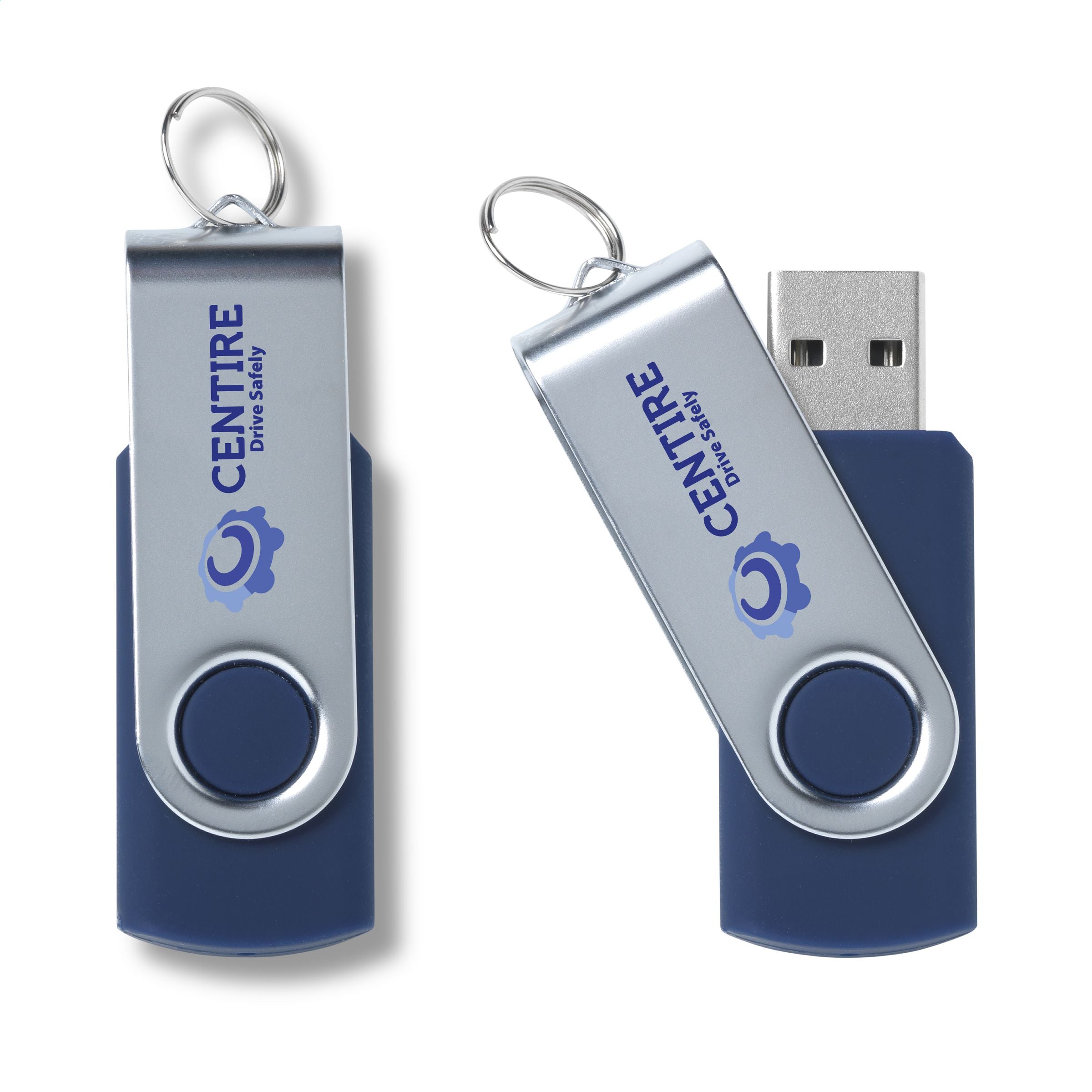 USB Stick Twist aus Vorrat 8 GB - Blau