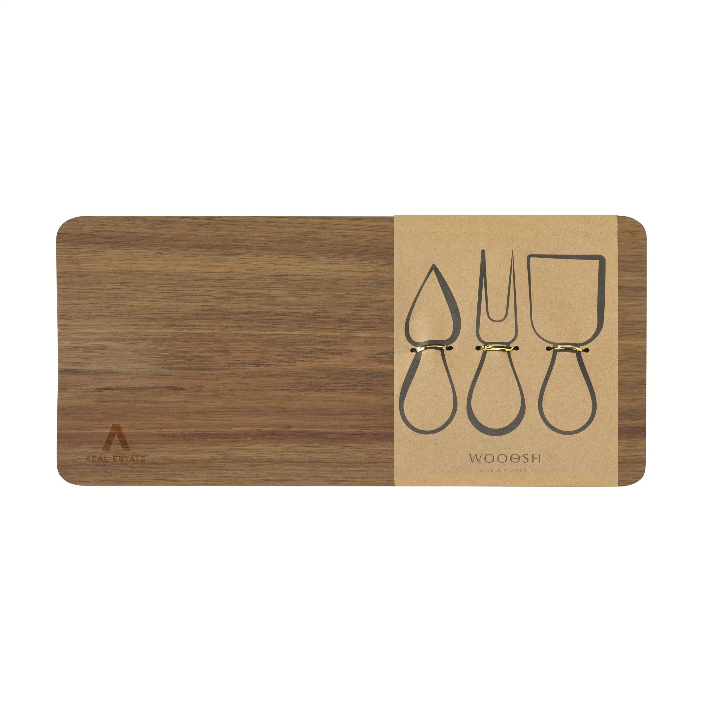 Wooosh Queso Serving Tray - Holz