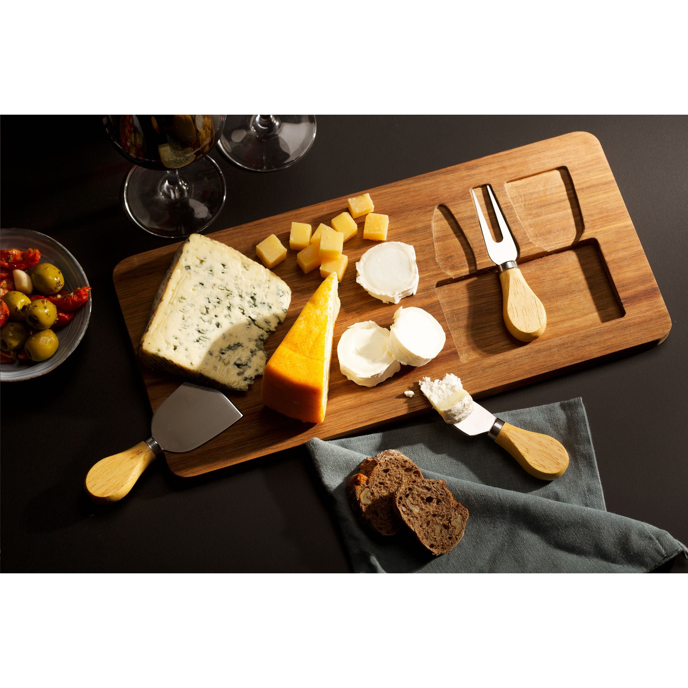 Wooosh Queso Serving Tray - Holz