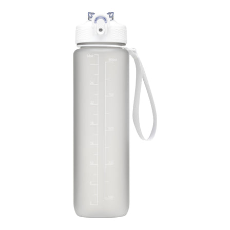 AquaSport GRS Recycled Water Bottle 1.000 ml - Weiß, bedruckbar