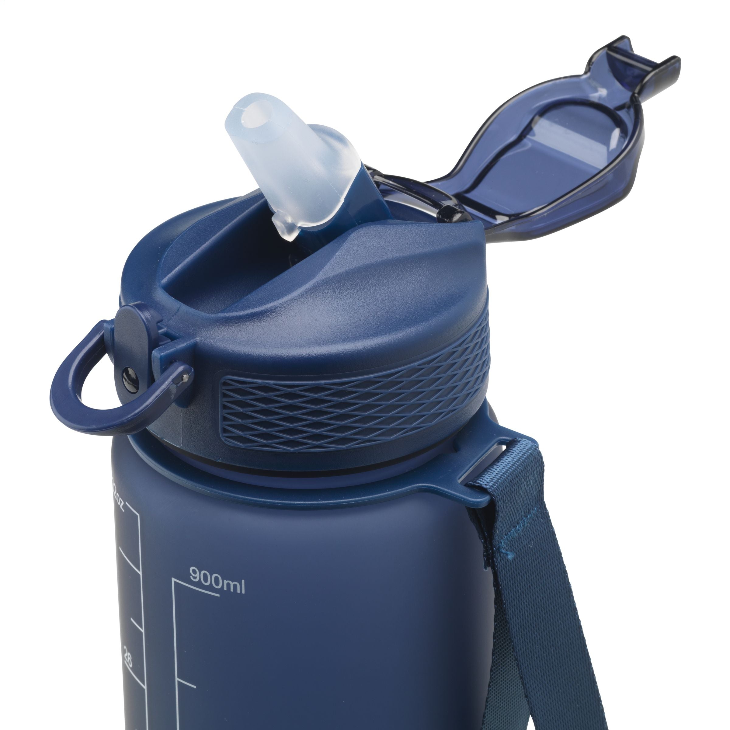 AquaSport GRS Recycled Water Bottle 1.000 ml - Blau, bedruckbar - Galerieansicht 4