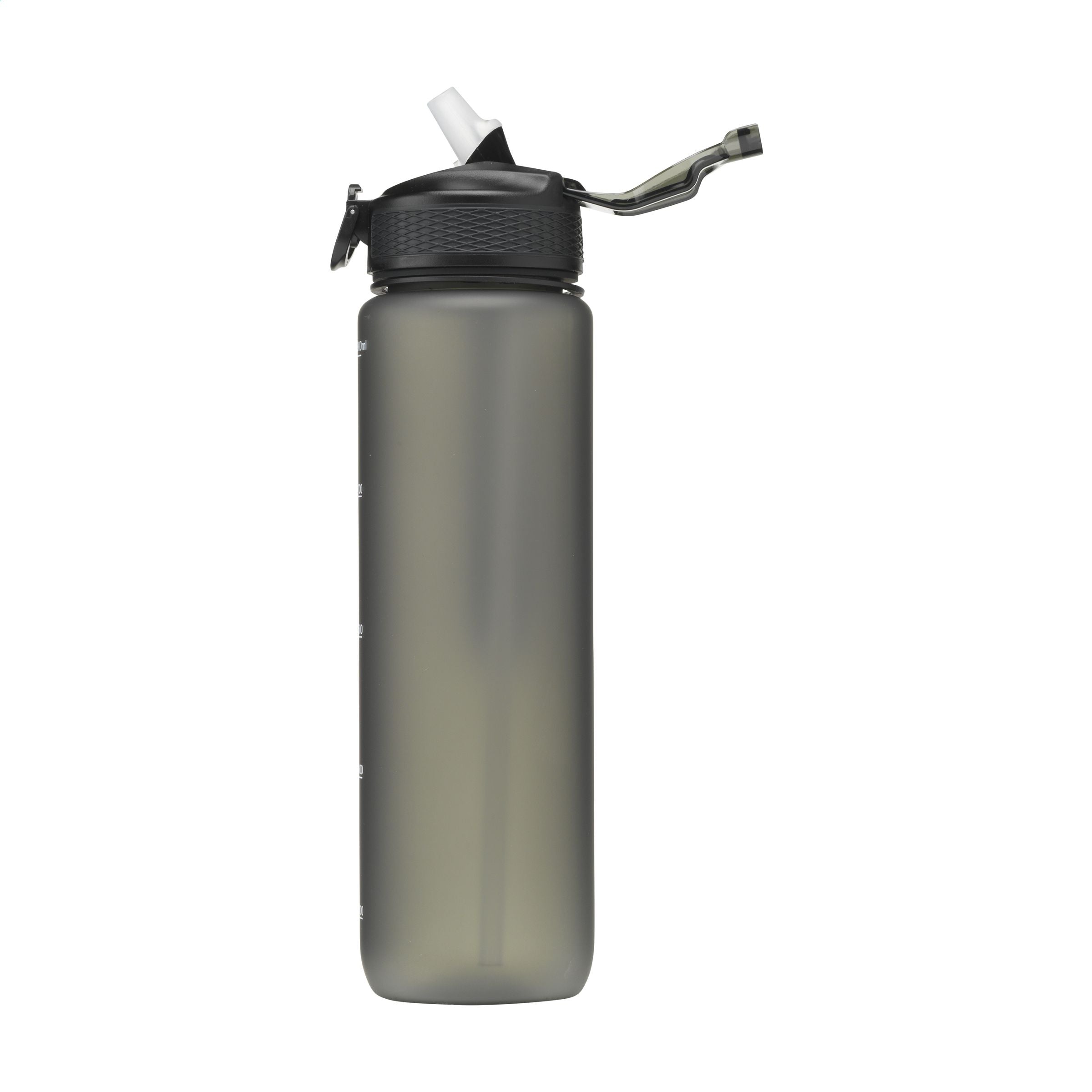 AquaSport GRS Recycled Water Bottle 1.000 ml - Schwarz, bedruckbar - Galerieansicht 3
