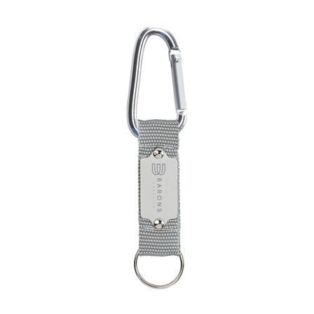 KeyTex Karabinerhaken - Grau