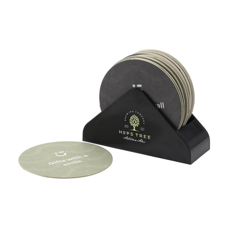 Recycled Holder Beer Coasters Bierdeckelhalter - Schwarz
