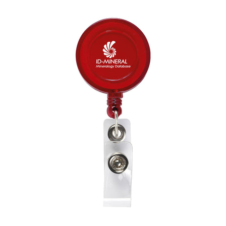 BadgeClip Badgehalter - Transparent Rot