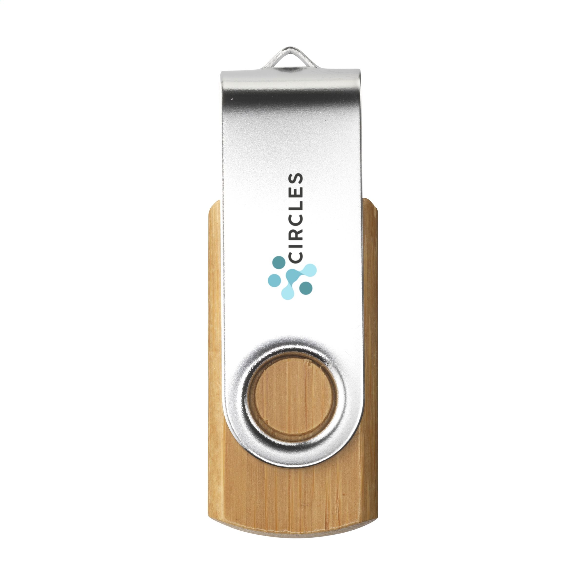 USB Twist Bamboo aus Vorrat 4 GB - Bambus