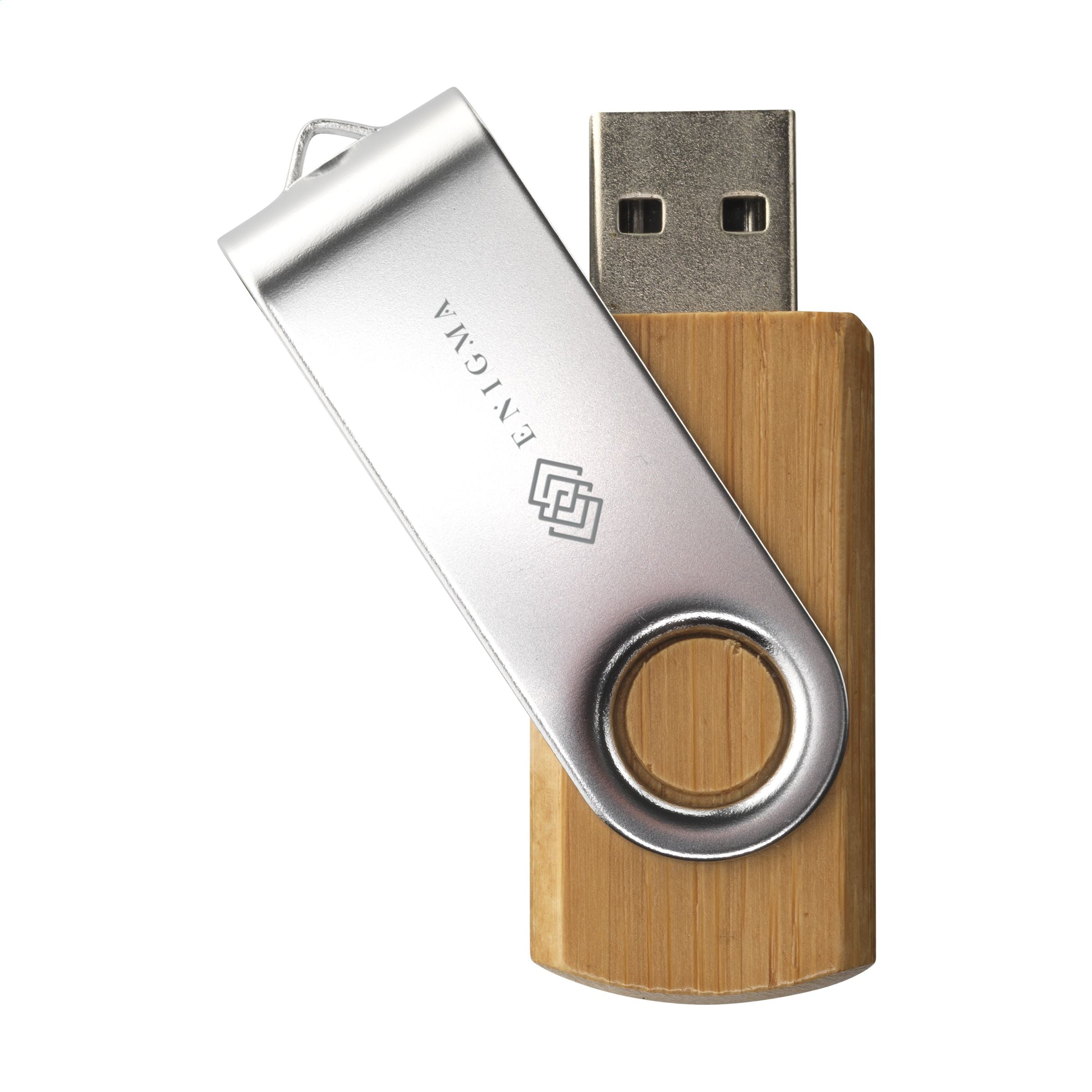 USB Twist Bamboo aus Vorrat 4 GB - Bambus