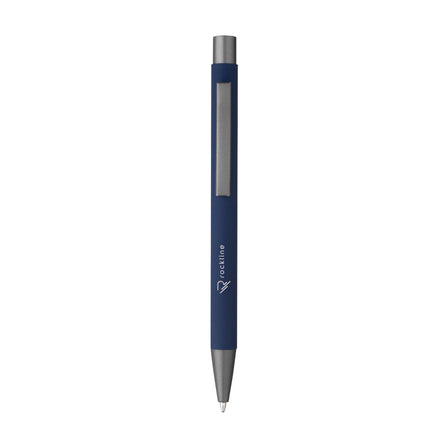 Brady Soft Touch Recycled Alu Kugelschreiber - Blau, blauschreibend