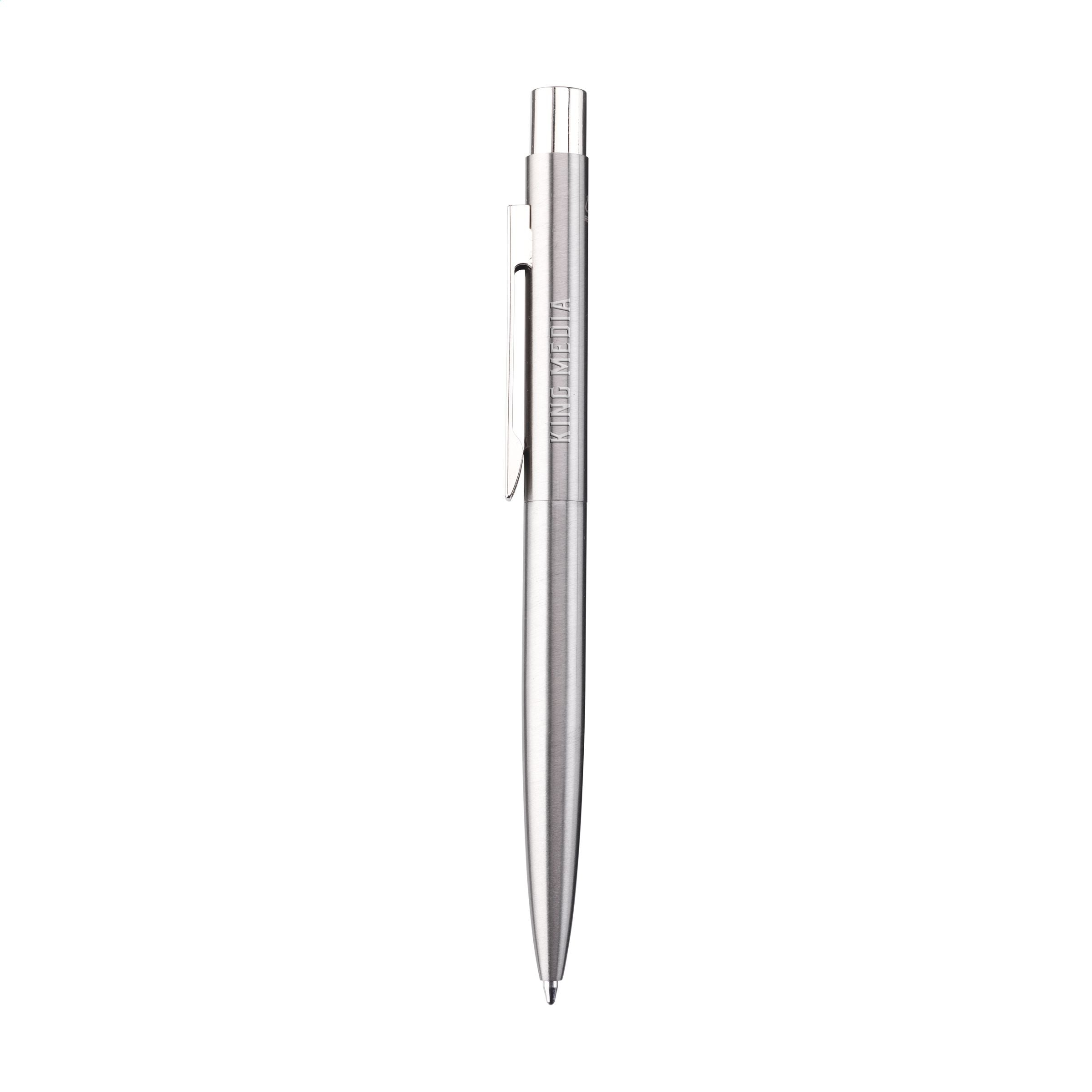 Bellamy Pen Recycled Stainless Steel Kugelschreiber - Silber