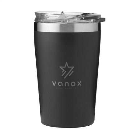 Re-Steel RCS Recycled Coffee Mug 380 ml Thermobecher - Schwarz