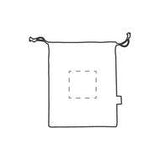 Bild der Druckfläche von Digitaltransferdruck auf Vorderseite 90 x 90 mm 2330
