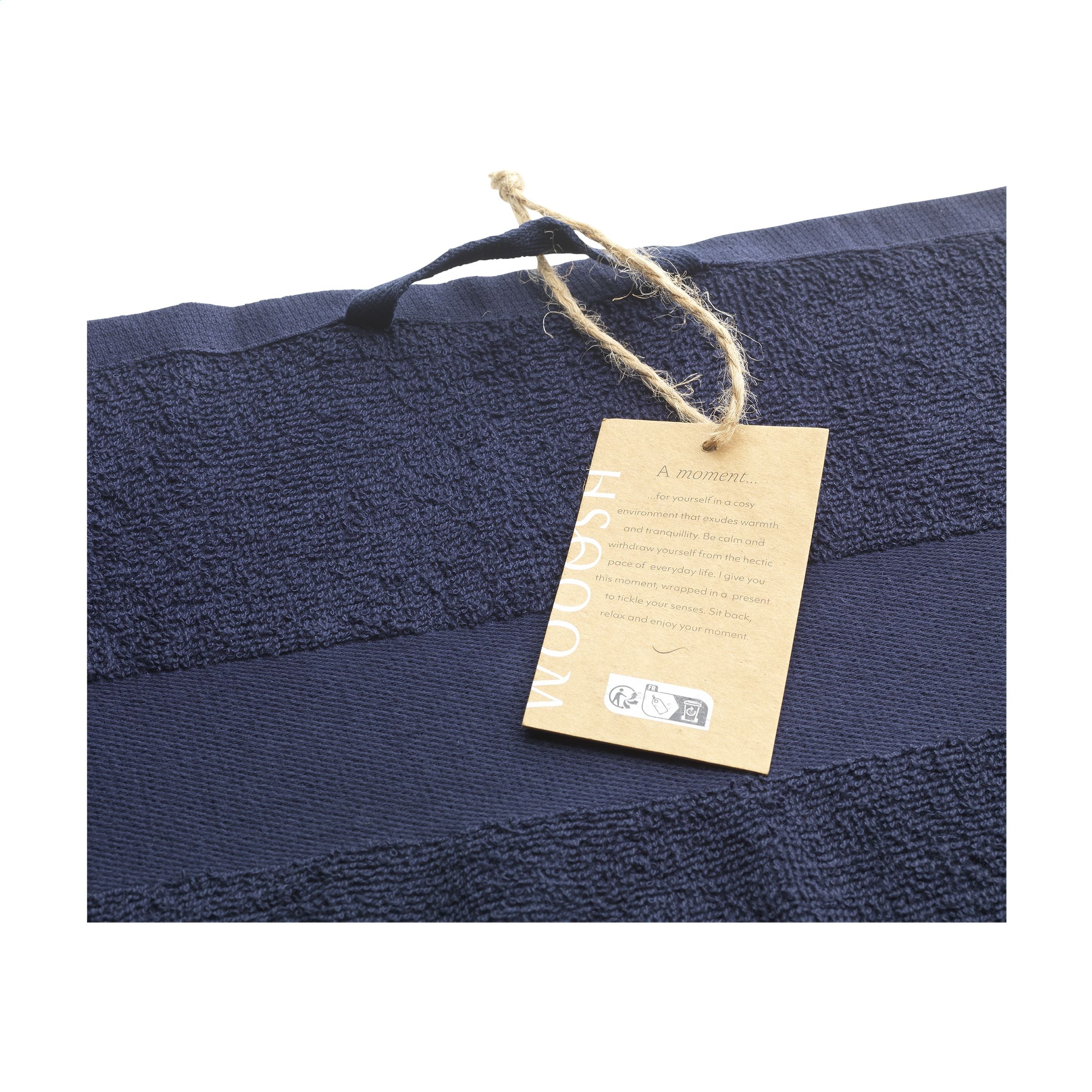 Wooosh Towel GRS Recycle Cotton Mix 100 x 50 cm - Navy