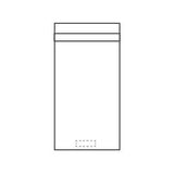 Bild der Druckfläche von Stickerei unten 200 x 60 mm 2341