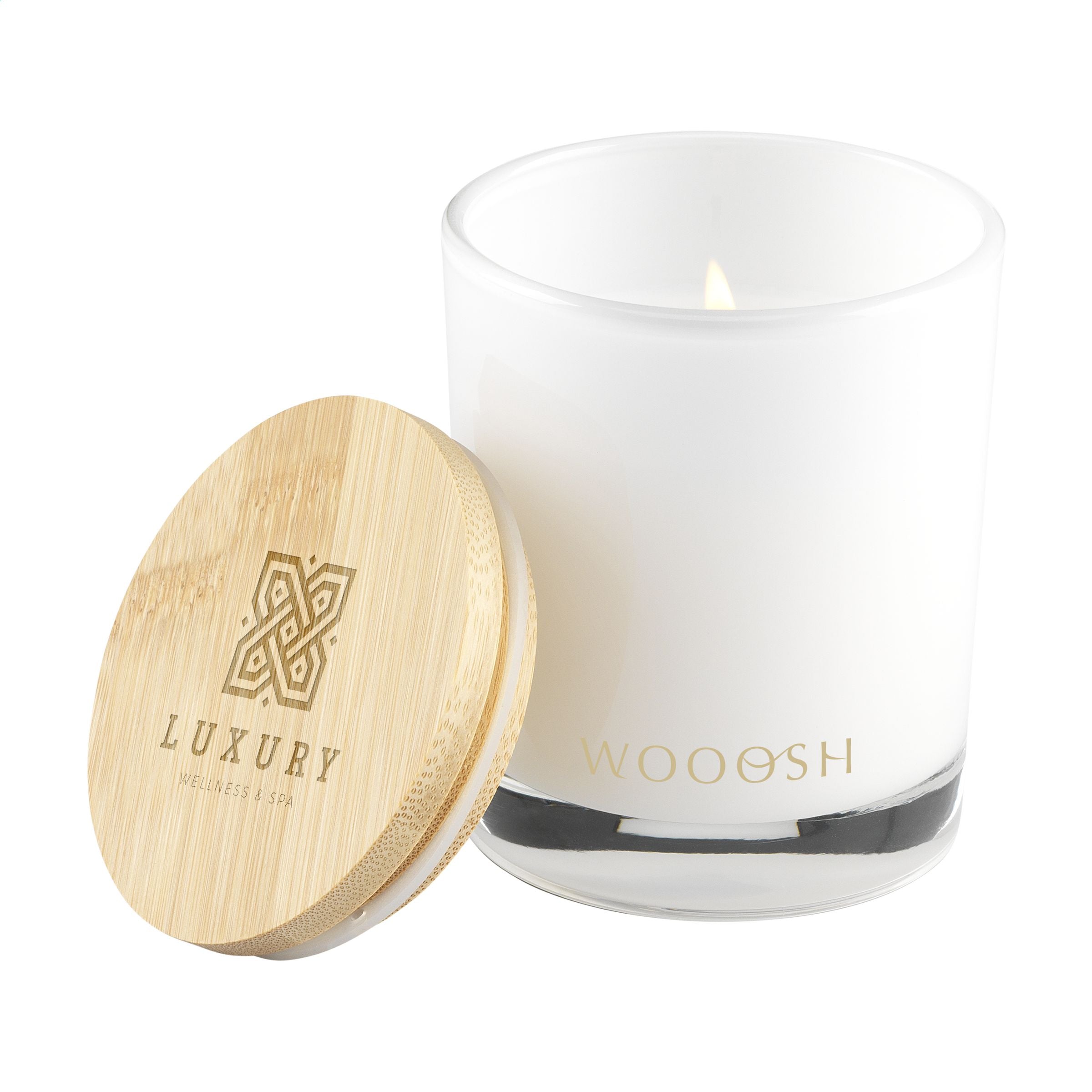 Wooosh Scented Candle Sweet Vanilla Duftkerze - Weiß