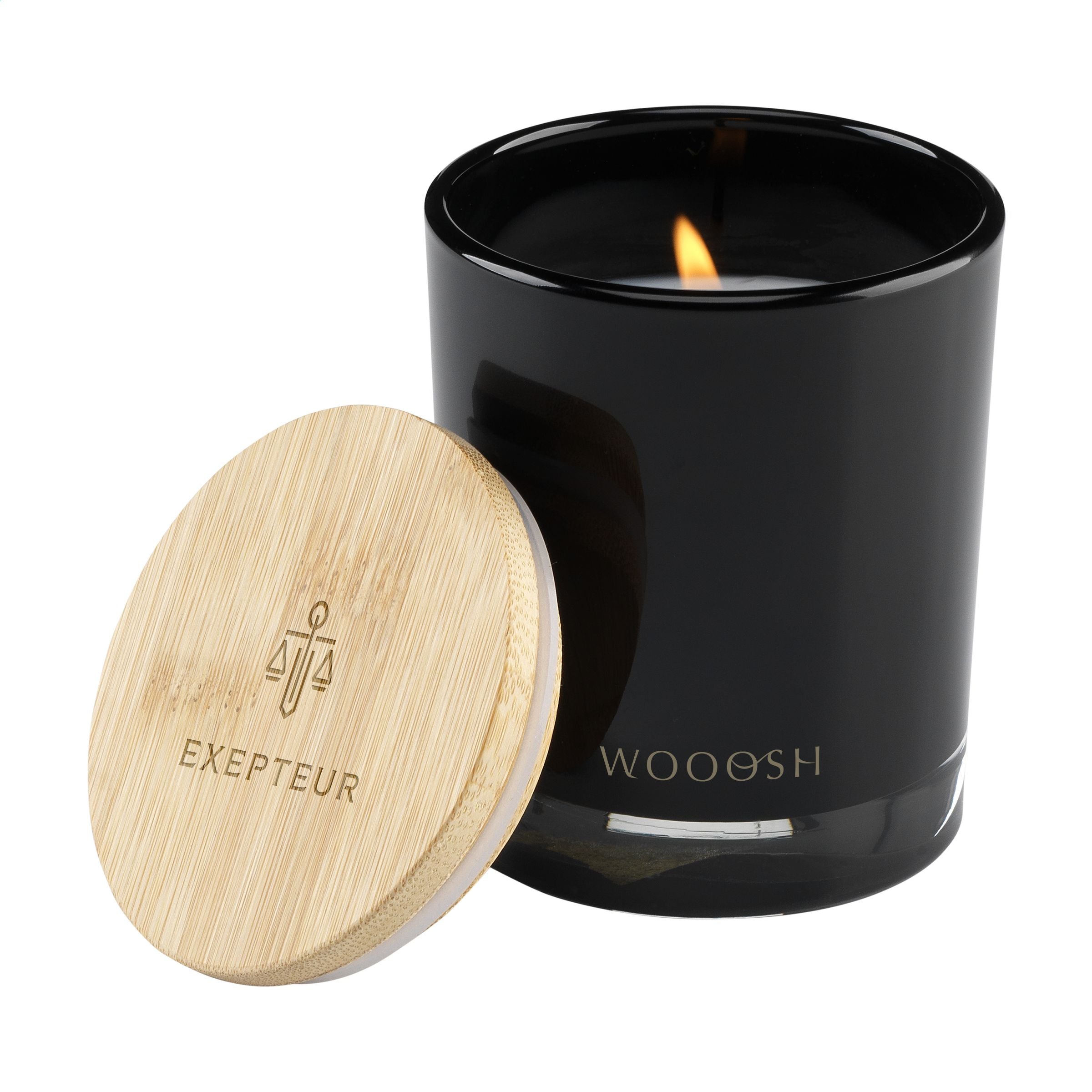 Wooosh Scented Candle Sweet Vanilla Duftkerze - Schwarz