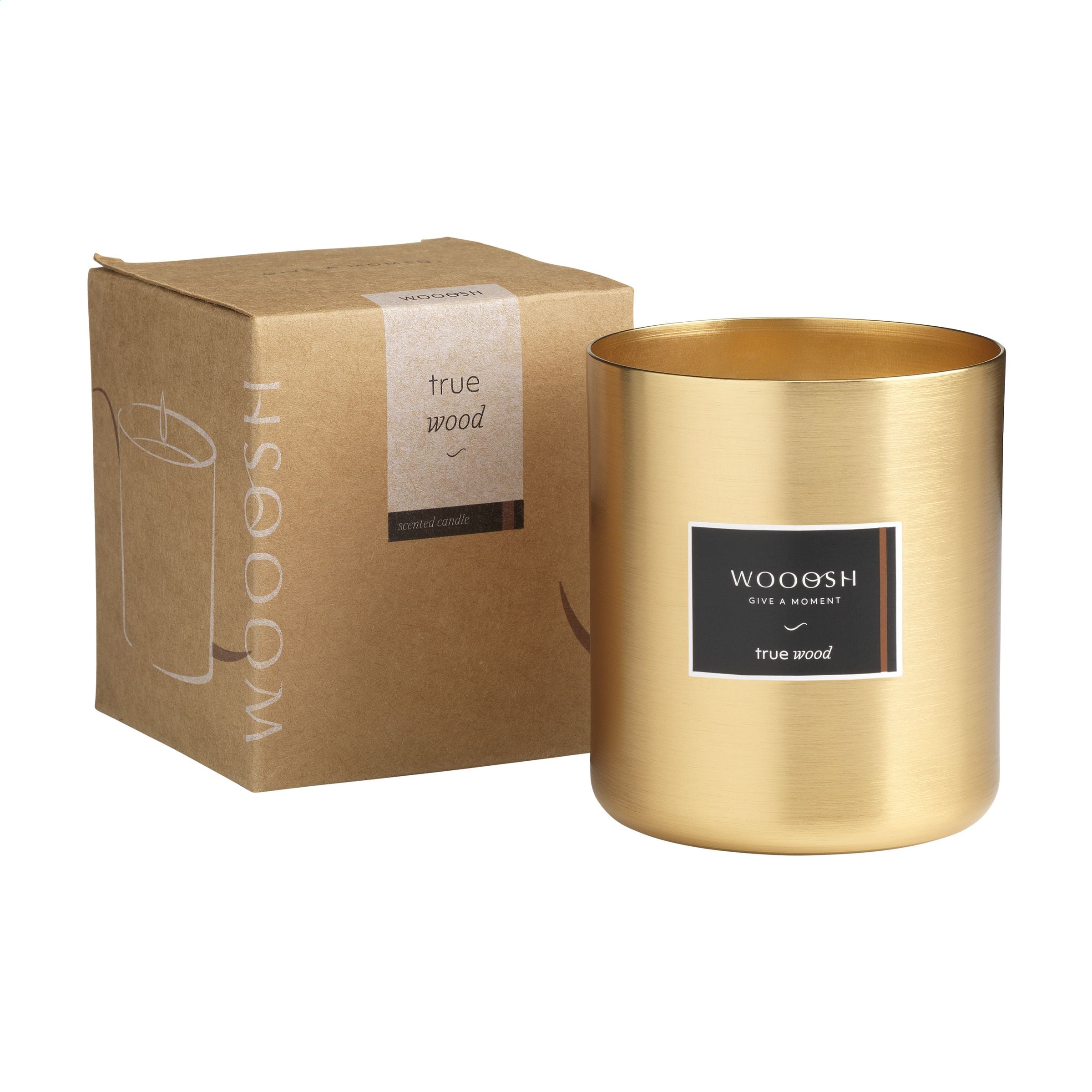 Wooosh Scented Candle True Wood Duftkerze - Rose gold