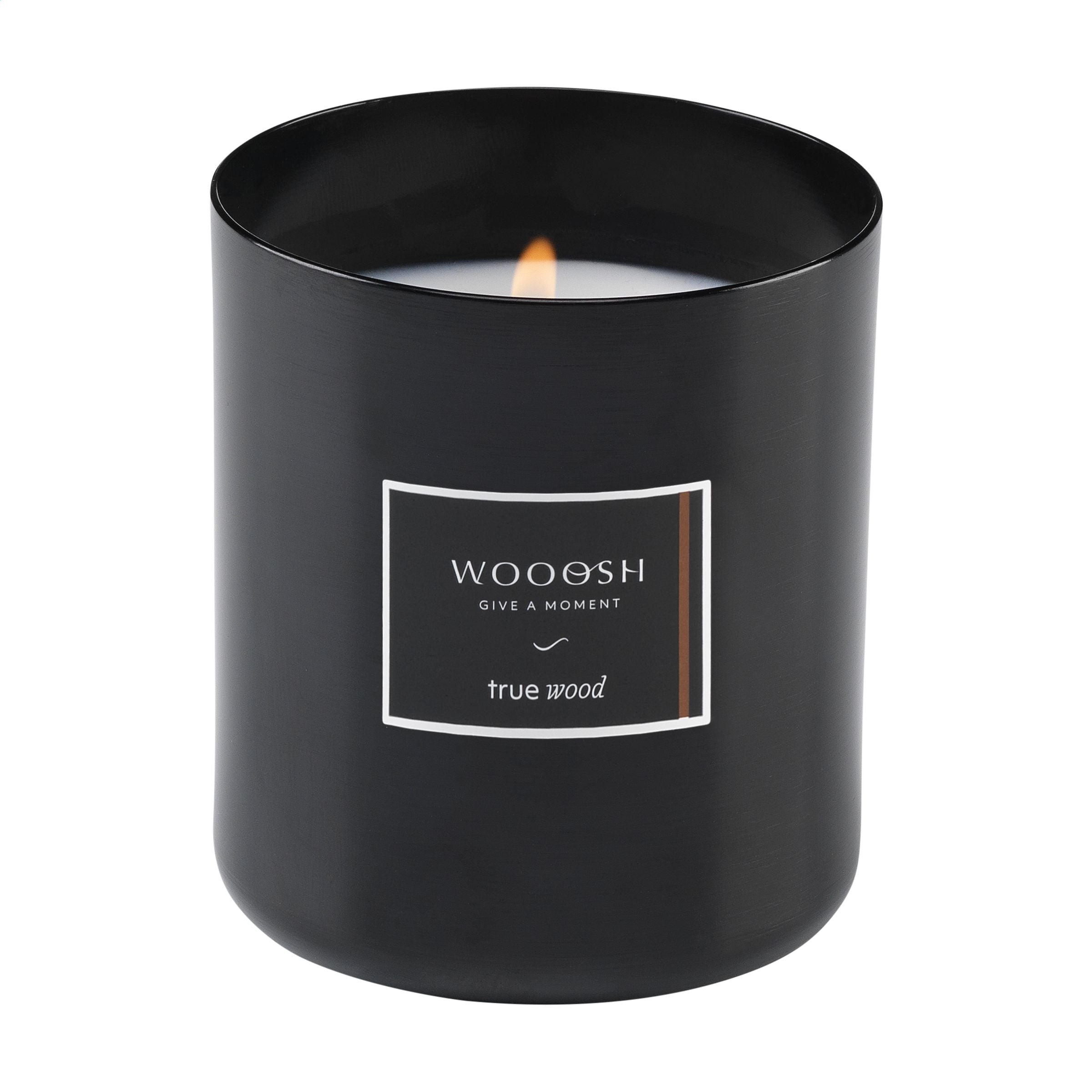 Wooosh Scented Candle True Wood Duftkerze - Schwarz