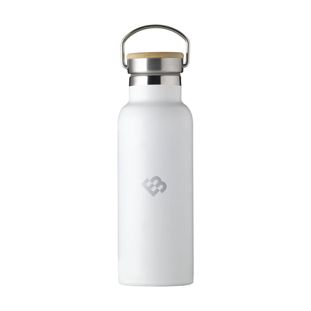 Nordvik RCS Recycled Steel 500 ml Trinkflasche - Weiß