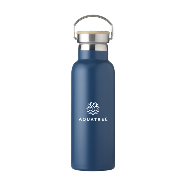 Nordvik RCS Recycled Steel 500 ml Trinkflasche - Blau