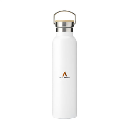 Nordvik RCS Recycled Steel 750 ml Trinkflasche - Weiß
