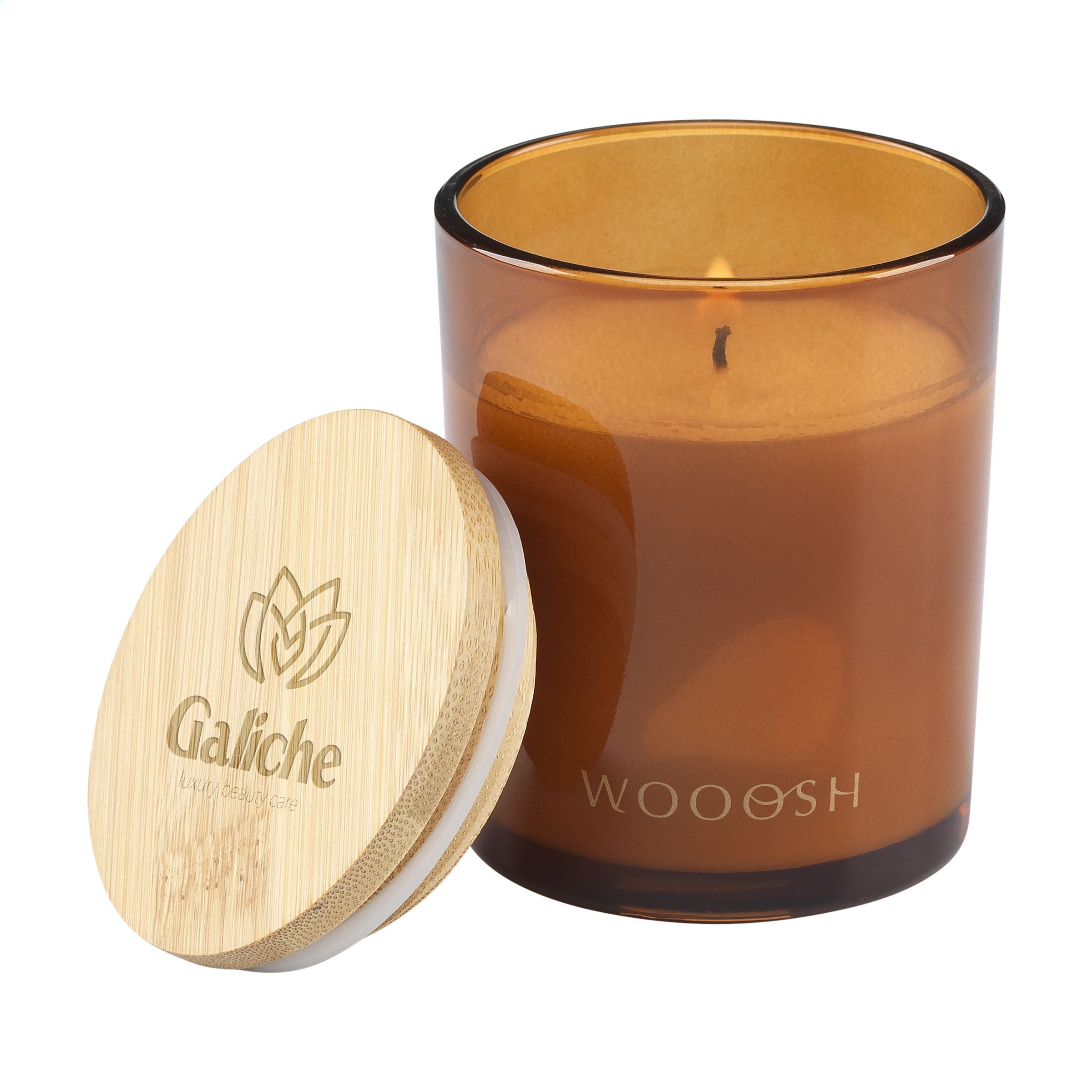 Wooosh Scented Candle Musk Peach Duftkerze - Orange