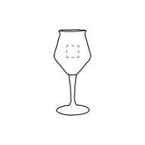 Bild der Druckfläche von Imitation Ätzen: spülmaschinenfest für bis zu 500 Spülgänge auf der Rückseite 30 x 30 mm 2428