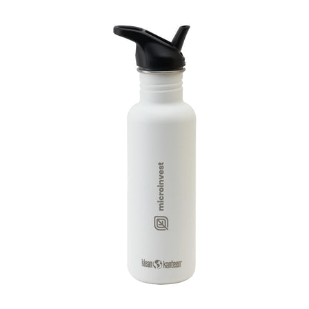 473 ml Klean Kanteen Classic Bottle Flip Seal Sport Cap 800 ml - Weiß